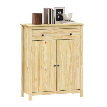 Komoda 2 dvere + zásuvka TORINO kovové úchytky