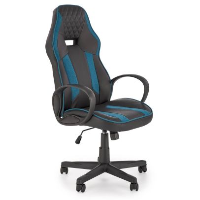 Kancelárska stolička RAGNAR, čierna/modrá