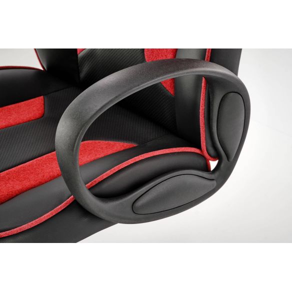 Kancelárska stolička RAGNAR, čierna/červená