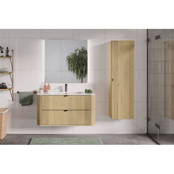 Umývadlo do kúpeľne PURE WHITE 100, biely lesk