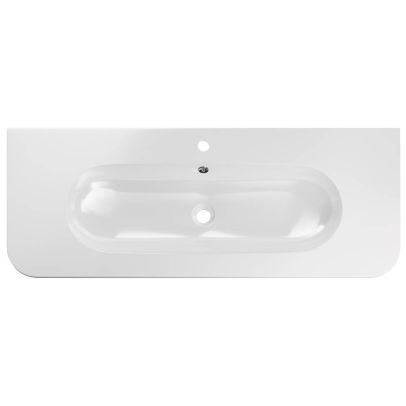 Umývadlo do kúpeľne PURE WHITE 120, biely lesk 2