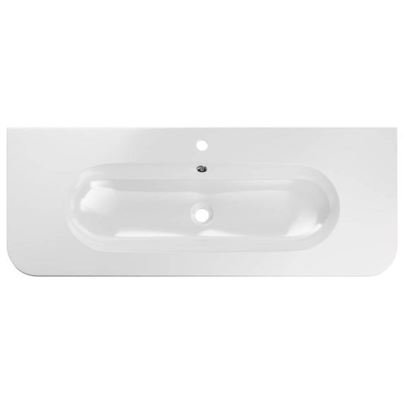 Umývadlo do kúpeľne PURE WHITE 120, biely lesk