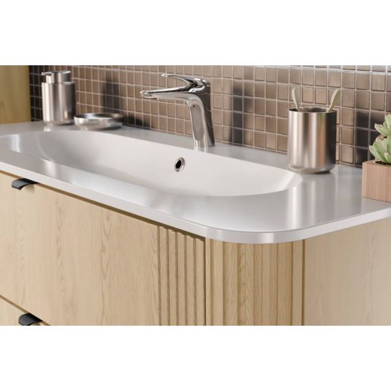 Umývadlo do kúpeľne PURE WHITE 120, biely lesk