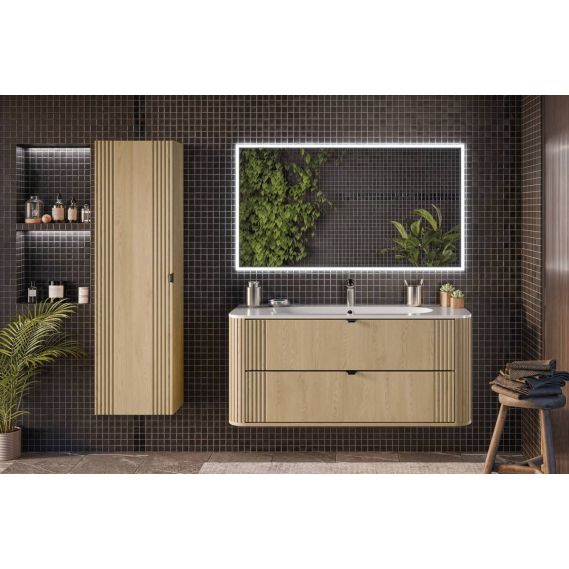 Umývadlo do kúpeľne PURE WHITE 120, biely lesk