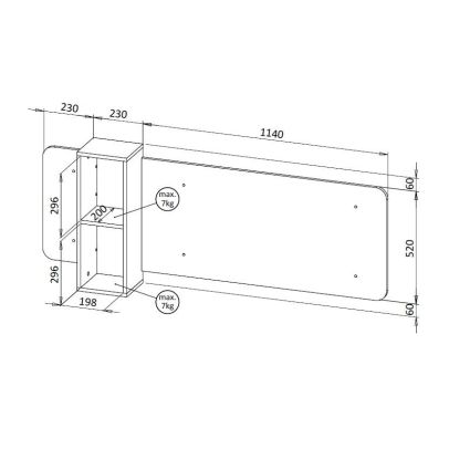 TV panel PHILIPPE, kašmír 2