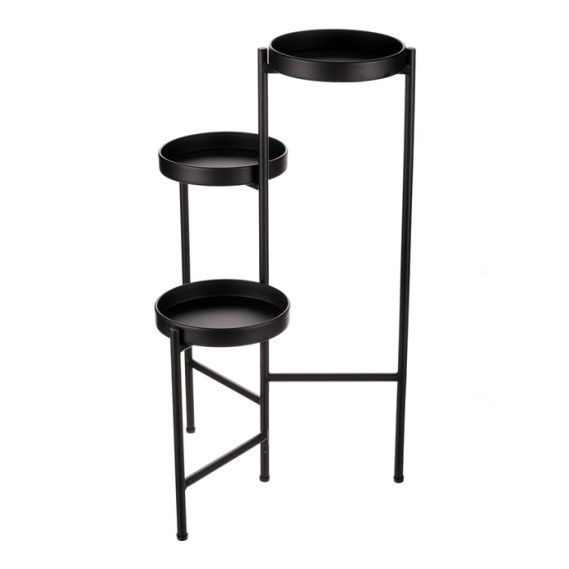 Stojan na kvety - 3 poschodový, kovový