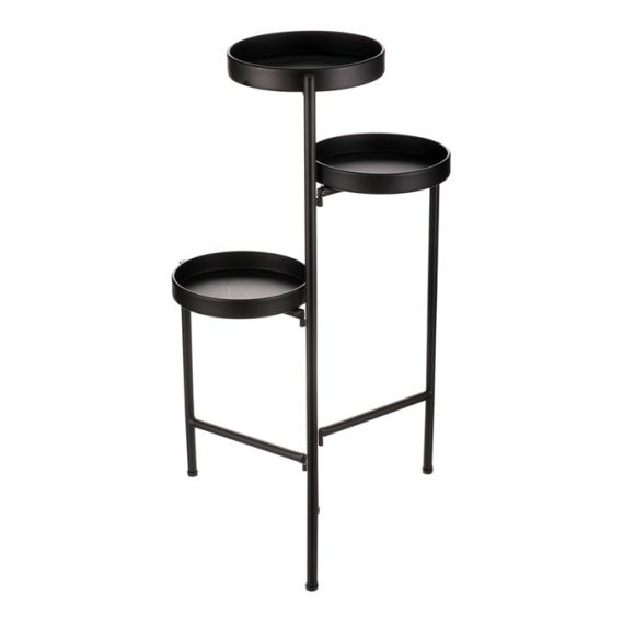 Stojan na kvety - 3 poschodový, kovový