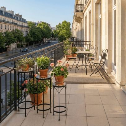 Stojan na kvety 31x31x67cm, keramika, béžová, US1601 2