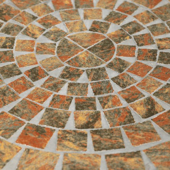 Záhradný set 1+2, kov, keramická mozaika, US1700 SET